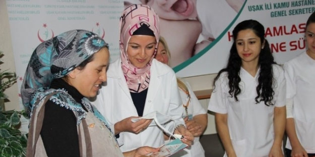 Uşak’ta Anne Sütü Ve Emzirme Haftası Etkinlikleri
