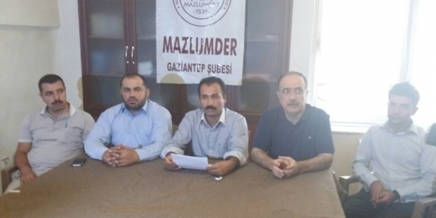 Mazlumder Gaziantep Şubesinden Sağduyu Çağrisi