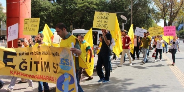 Eğitim-sen Üyeleri İş Bıraktı