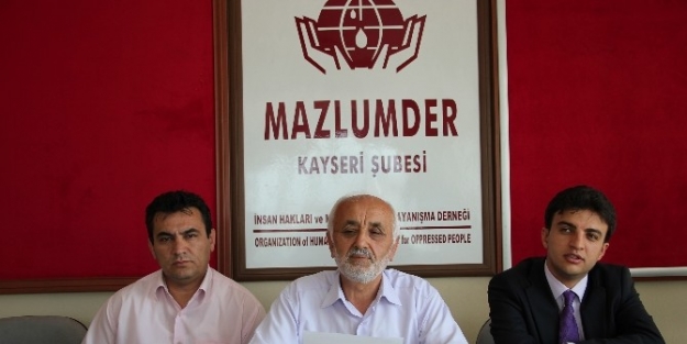 Mazlumder’den Sağduyu Çağrisi