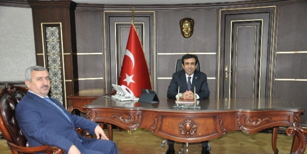 Başkan Baran’dan Yeni Valiye Hoş Geldin Ziyareti