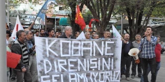 Uşak’ta Işid Protestosu
