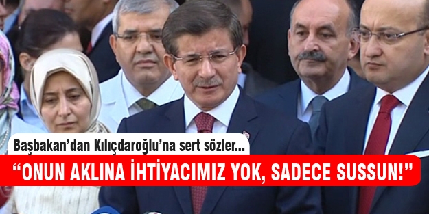 Davutoğlu'ndan Kılıçdaroğlu'na sert eleştiri