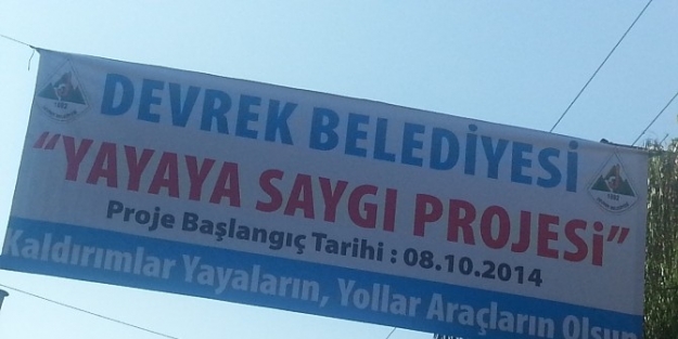 Devrek’te Kaldırım İşgali Yasağı Başladı