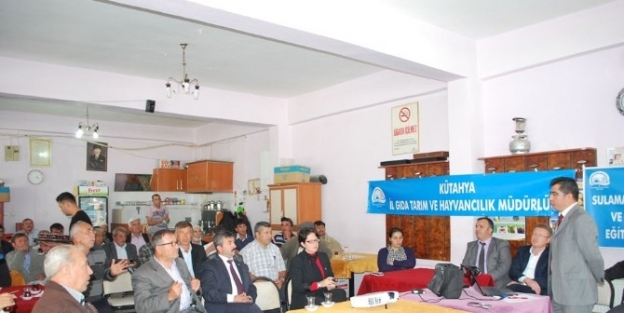 Pazarlar’da Çiftçiye Sulama Eğitimi