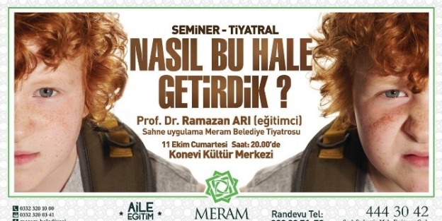 Meram Belediyesi’nden Aile Eğitim Seminerleri