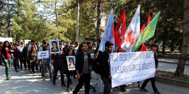 Üniversite Öğrencilerinden Kobani’ye Destek Eylemi