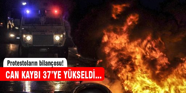 Can kaybı 37'ye çıktı