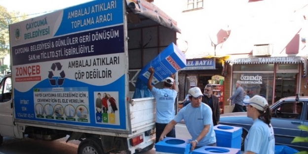 Çaycuma Belediyesin’den Ambalaj Atıkları Geri Kazanım Projesi