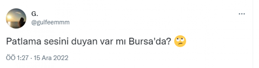 Bursa'da korkutan patlama sesi! Bir çok ilçeden duyuldu