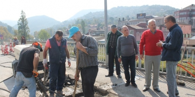 BAŞKAN AKDEMİR ÇALIŞMALARI YERİNDE İNCELEDİ