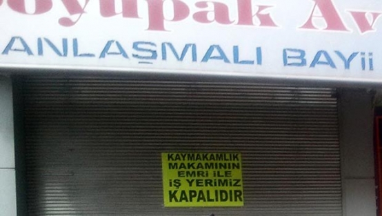 Av malzemesi dükkanlarına yasak geldi