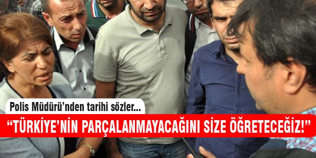 Polis Müdürü'nden  DBP'li başkana ders gibi sözler