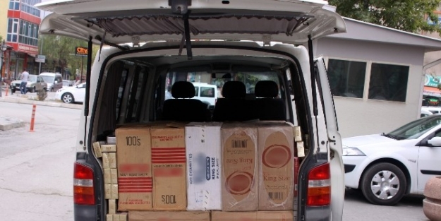 Erzincan Da 22 Bin 502 Paket Kaçak Sigara Ele Geçirildi