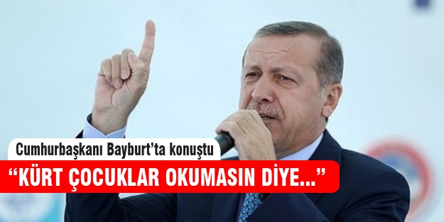 Cumhurbaşkanı Erdoğan Bayburt'ta halka seslendi