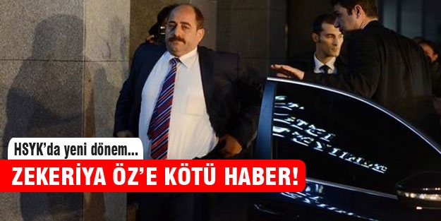 Zekeriya Öz'e kötü haber