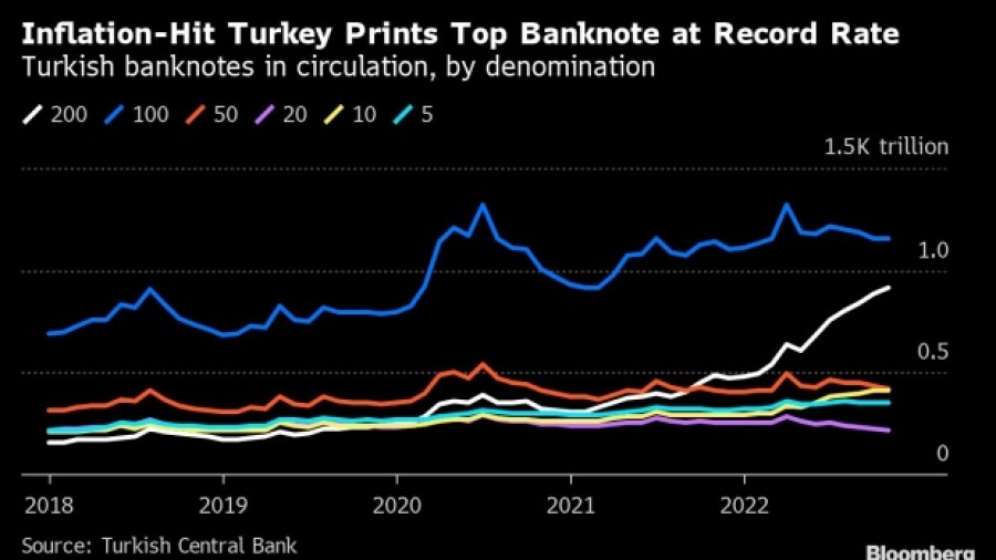 200 TL basımı Kasım'da rekor kırdı