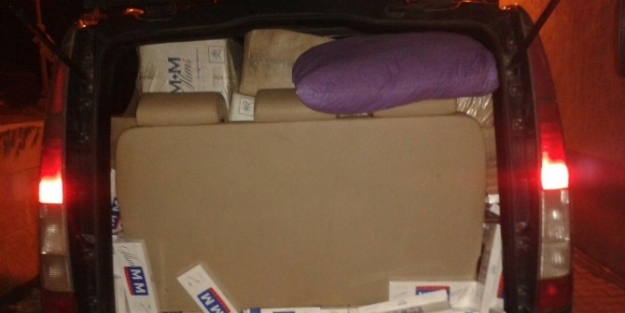 Pasinler’de 25 Bin 580 Paket Kaçak Sigara Yakalandı