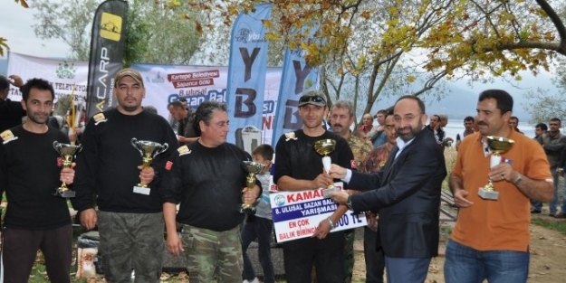 Kartepe 8.ulusal Sazan Balığı Tutma Yarışması Sonuçlandı