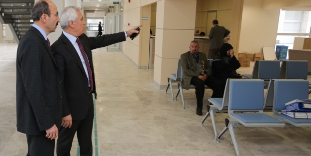 Nilüfer yeni hizmet binasına Kaymakam'dan ziyaret