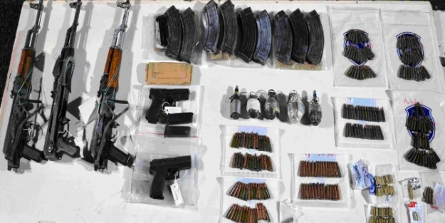 178 adet kaleşnikof mühimmatı ele geçirildi!