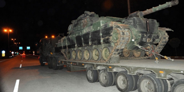 Sınıra tank sevkiyatı!