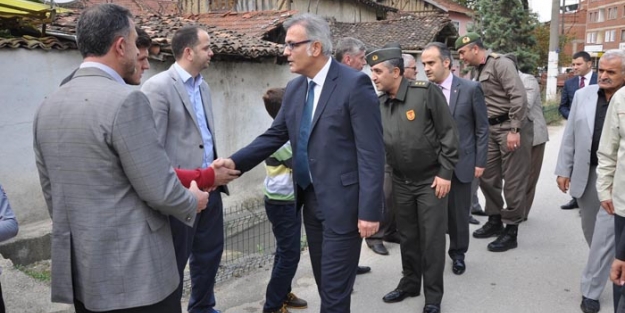 Şehidin evine taziye ziyareti