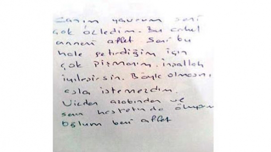 'Canım yavrum seni bıçakladım...'