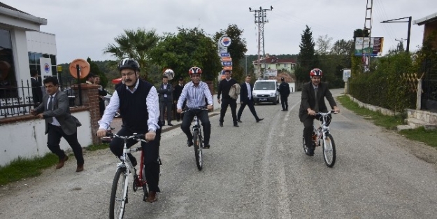 Protokolden Hamsilos’ta Bisiklet Gezisi