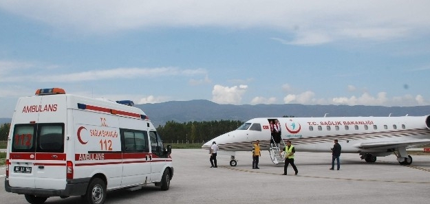 Ambulans Uçak 7 Aylık Muhammed İçin Havalandı