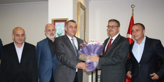 Düzce Askf Başkanı Ve Yönetimi Vali Su’yu Ziyaret Etti