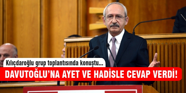 Kemal Kılıçdaroğlu, grup toplantısında partililere seslendi