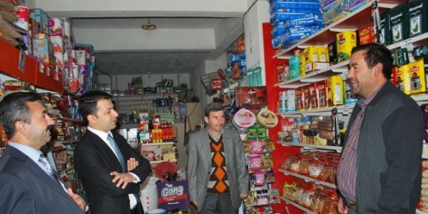 Kaymakam Bedir Ve Başkan Erdoğan’dan Esnaf Ziyareti