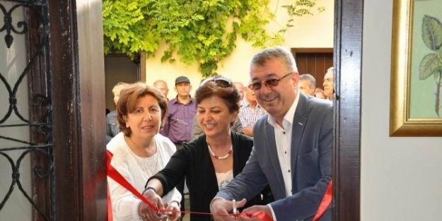 Emekli Öğretmenden Resim Sergisi