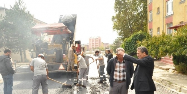 Seydişehir’de Lojmanlar Bölgesi Asfaltlanıyor