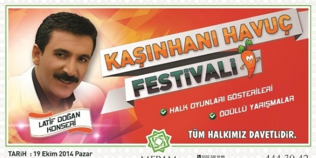Meram Belediyesi İlk Kez Havuç Festivali Düzenliyor