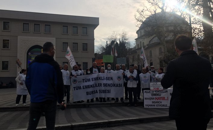 Emekliler Bursa'dan seslendi