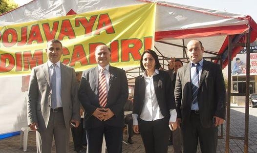 Rojava Yardım Çadirina Ziyaret