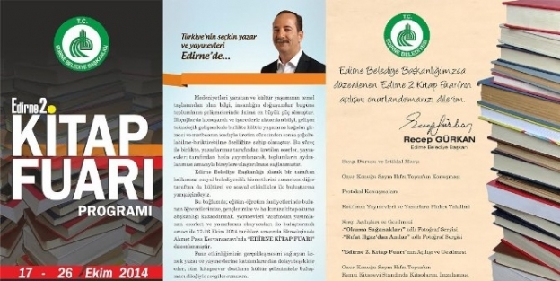 Edirne 2.kitap Fuarı Başlıyor