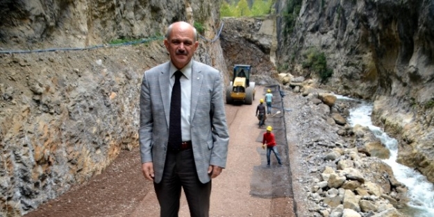 Genel Sekreter Uzun İncebaklar Köy Yoluu İnceledi