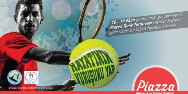Şanliurfa Piazza’da Tenis Turnuvası