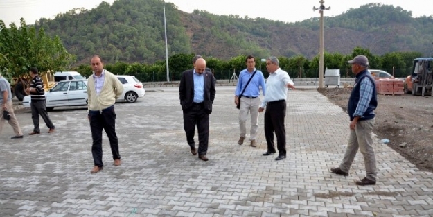 Atakent Bezkese Camii Önü Güzelleşiyor