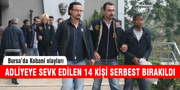 14 Kobani protestocusu serbest bırakıldı