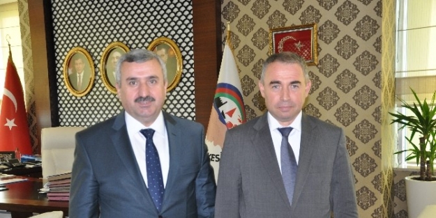 Kaymakam Can, Başkan Baran’ı Ziyaret Etti