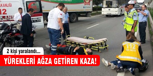 Bursa'da yürekleri ağza getiren kaza!