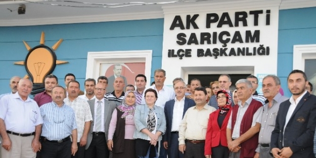 Bilen’den Ak Parti Sarıçam İlçe Teşkilatına  Ziyaret