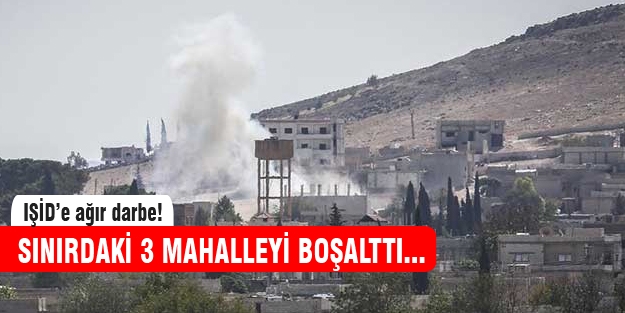 IŞİD 3 mahalleyi boşalttı
