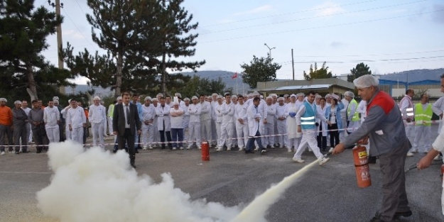 Bozüyük’te Yangın Eğitimi