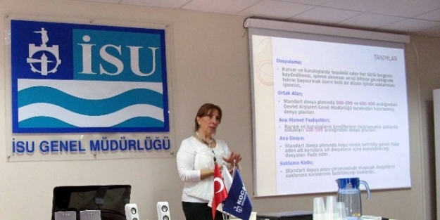 İsu Personeline Arşiv Ve Dokümantasyon Eğitimi Verildi