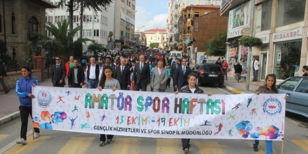 Sinop’ta Amatör Spor Haftası Etkinlikleri